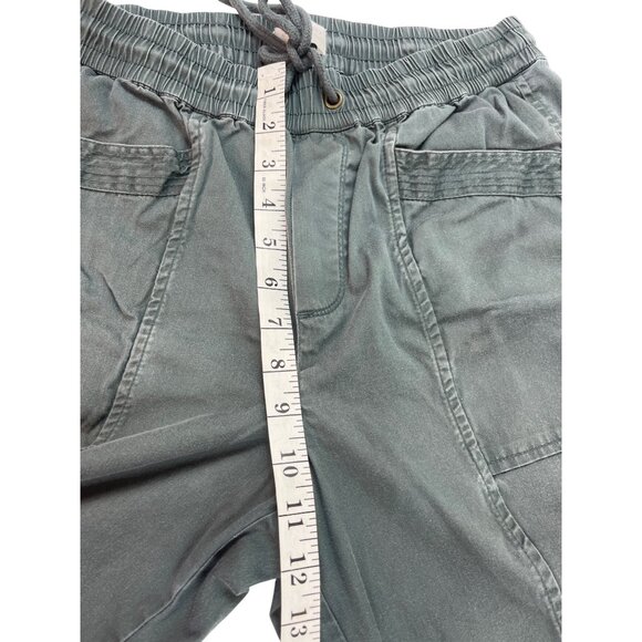 Lou & Grey Utility Jogger Pants Cotton Blend Elastic Waist Size S Gray 61j - Picture 6 of 8